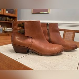 Sam Edelman Brown leather booties